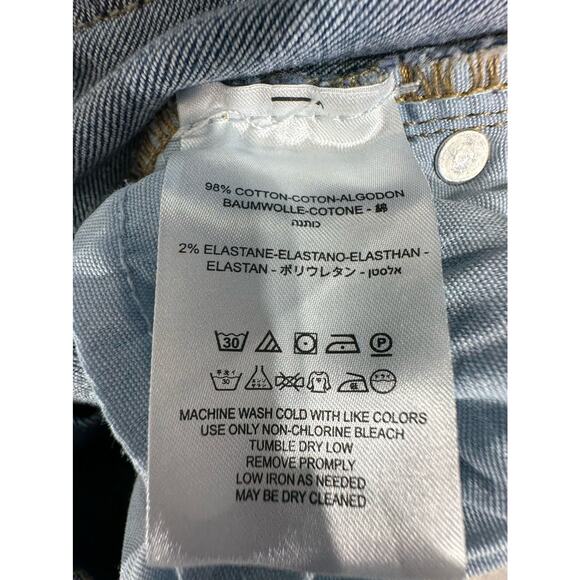 Free People Womens Skinny Ankle‎ Jeans Size 25 Distressed Frayed Hem Low Rise - Picture 4 of 8